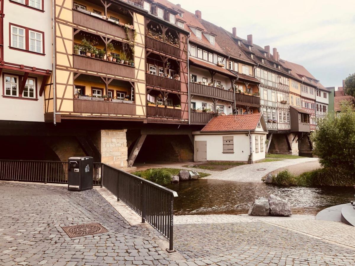 Ferienwohnungen Mey Haus Zum Rosenstock Erfurt Exteriör bild