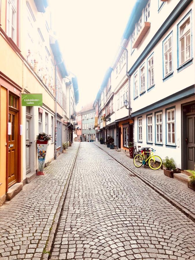 Ferienwohnungen Mey Haus Zum Rosenstock Erfurt Exteriör bild