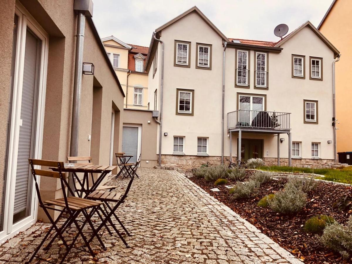 Ferienwohnungen Mey Haus Zum Rosenstock Erfurt Exteriör bild