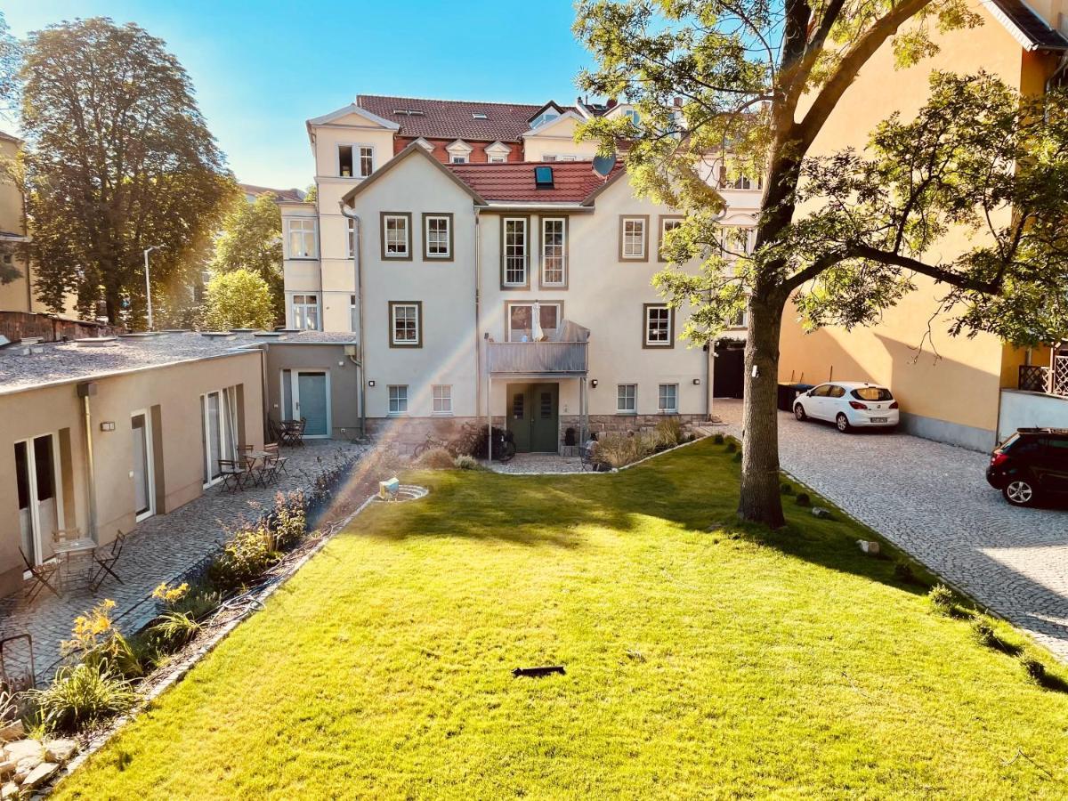 Ferienwohnungen Mey Haus Zum Rosenstock Erfurt Exteriör bild