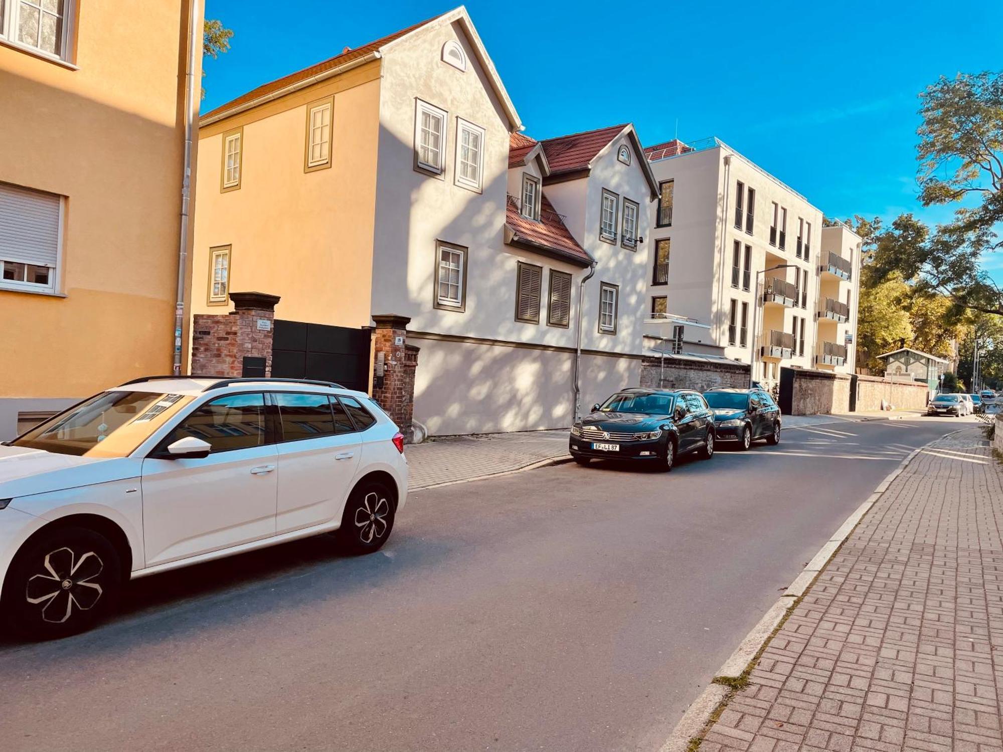Ferienwohnungen Mey Haus Zum Rosenstock Erfurt Exteriör bild